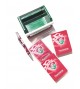 Kit Torcedor do Fluminense 01 caixa MDF + 02 Baralhos + 01 caneta